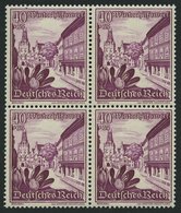 Dt. Reich 683 VB **, 1938, 40 Pf. Ostmarklandschaften Im Viererblock, Pracht, Mi. 160.- - Andere & Zonder Classificatie