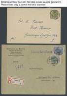 LOTS 1917-22, 35 Fast Nur Verschiedene Belege Mit Germania-Frankaturen Aus Der Inflationszeit, Etwas Unterschiedlich - Otros & Sin Clasificación