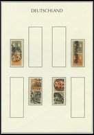 ZUSAMMENDRUCKE A. W 5-KZ 19 O, 1921-33, Gestempelte Partie Verschiedener Zusammendrucke Auf Leuchtturmseiten, Mit Einige - Zusammendrucke