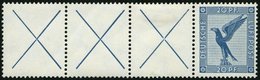 ZUSAMMENDRUCKE W 21.3 *, 1931, Adler X + X + X + 20, Falzreste, Pracht, Mi. 85.- - Zusammendrucke