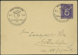 GANZSACHEN PP 150 BRIEF, Privatpost: 1943, 6 Pf. Lila Tag Der Briefmarke Mit Sonderstempel Dto., Prachtkarte - Other & Unclassified