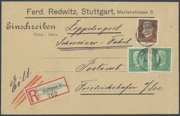 ZEPPELINPOST 56 BRIEF, 1930, Zeppelin-Zubringerbrief Zur Schweizfahrt, Eil-Einschreiben, Feinst (rückseitige Lasche Fehl - Luft- Und Zeppelinpost