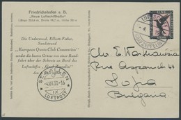 ZEPPELINPOST 71B BRIEF, 1930, Schweizfahrt, Bordpost, Abwurf St. Gallen, Prachtkarte Nach Bulgarien, R! - Airmail & Zeppelin