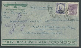 ZEPPELINPOST 190 BRIEF, 1932, 8. Südamerikafahrt, Brasilianische Post, Rückfahrt, Prachtbrief - Airmail & Zeppelin