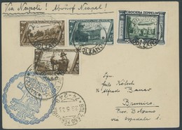 ZEPPELINPOST 208A BRIEF, 1933, Italienfahrt, Italienische Post, Abwurf Neapel!, Entwertet Mit Ortsstempel BRUNICO/BOLZAN - Airmail & Zeppelin