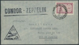 ZEPPELINPOST 256 BRIEF, 1934, 3. Südamerikafahrt, Argentinische Post, Rückfahrt, Buenos Aires-Rio De Janeiro, Flugbestät - Airmail & Zeppelin