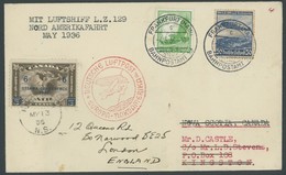ZEPPELINPOST 406D BRIEF, 1936, 1. Nordamerikafahrt, Auflieferung Frankfurt (d), Prachtbrief Nach Canada, Von Dort Am 13. - Airmail & Zeppelin