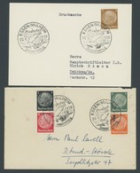 ZEPPELINPOST 0463I BRIEF, 1939, Fahrt Nach Essen, Nur Postsonderstempel, Auf Brief (leicht Stockig) Und Drucksache Ohne  - Luchtpost & Zeppelin