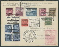 ZULEITUNGSPOST 462 BRIEF, Böhmen Und Mähren: 1939, Fahrt Nach Eger, Ab Prag, Frankiert Mit Protektorat Und Tschechischen - Airmail & Zeppelin