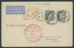 ZULEITUNGSPOST 150B BRIEF, Irland: 1932, 3. Südamerikafahrt, Anschlußflug Ab Berlin, Prachtbrief - Correo Aéreo & Zeppelin