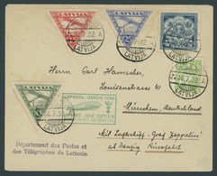 ZULEITUNGSPOST 170B BRIEF, Lettland: 1932, LUPOSTA-Fahrt, Rückfahrt, Brief Feinst, RR!, Nur Wenige Belege Bekannt! - Airmail & Zeppelin