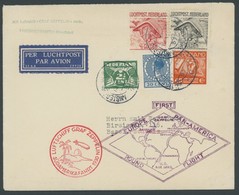 ZULEITUNGSPOST 57P BRIEF, Niederlande: 1930, Südamerikafahrt, Friedrichshafen-Rundfahrt, Prachtbrief - Correo Aéreo & Zeppelin