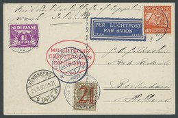 ZULEITUNGSPOST 80 BRIEF, Niederlande: 1930, Ostpreußenfahrt, Prachtkarte - Correo Aéreo & Zeppelin