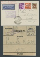 ZULEITUNGSPOST 99 BRIEF, Niederlande: 1930, Fahrt In Die Niederlande, Venlo-Friedrichshafen, Karte Ab Gravenhage, Dazu V - Airmail & Zeppelin