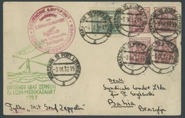 ZULEITUNGSPOST 177B BRIEF, Polen: 1932, 6. Südamerikafahrt, Anschlußflug Ab Berlin, Prachtbrief - Luft- Und Zeppelinpost