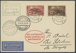 ZULEITUNGSPOST 128 BRIEF, Saargebiet: Fahrt Nach Öhringen, Prachtkarte - Airmail & Zeppelin