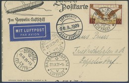 ZULEITUNGSPOST 35i BRIEF, Schweiz: 1929, 1. Schweizfahrt, Abwurf Neuchatel, Aufgabe Biel, Ansichtskarte Kapitän Pruss Mi - Airmail & Zeppelin