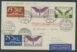 ZULEITUNGSPOST 51A BRIEF, Schweiz: 1930, Schweizfahrt, Abwurf Bern, Prachtbrief, R! - Airmail & Zeppelin