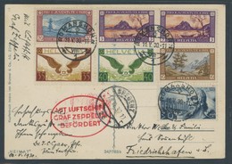 ZULEITUNGSPOST 67 BRIEF, Schweiz: 1930, Vorarlbergfahrt, Abwurf Bregenz, Prachtkarte - Correo Aéreo & Zeppelin