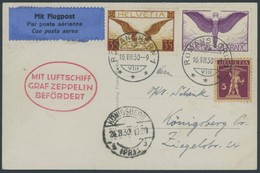 ZULEITUNGSPOST 80A,B BRIEF, Schweiz: 1930, Ostpreußenfahrt, Seltene WRF 1929/SAF 1930, Sonderkarte Mit Ankunftsstempel K - Airmail & Zeppelin