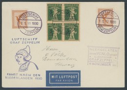 ZULEITUNGSPOST 98 BRIEF, Schweiz: 1930, Fahrt In Die Niederlande, Bordpost Als Unbekannte Bodensee-Schiffspost Aufgabe,  - Airmail & Zeppelin