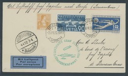 ZULEITUNGSPOST 143 BRIEF, Schweiz: 1932, 2. Südamerikafahrt, Aufgabestempel TELEGRAPH ZÜRICH, Prachtbrief - Airmail & Zeppelin