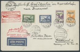 ZULEITUNGSPOST 101 BRIEF, Ungarn: 1931, Ungarnfahrt, Frankiert U.a. Mit Zeppelinpostmarken, Gestempelt Am 25.3.1931 (2 T - Airmail & Zeppelin