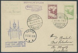 ZULEITUNGSPOST 169Ba BRIEF, Ungarn: 1932, LUPOSTA-Fahrt, Abwurf Rönne, Prachtkarte, R!, Sieger Und Michel Unbekannt! - Correo Aéreo & Zeppelin