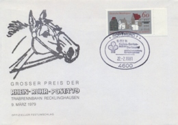 Germany BRD 1981 Cover With Dortmund Special Cancel Garden Show Hassen Gartenschau - Groenten