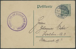 PIONIERFLUGPOST 1909-1914 7/02 BRIEF, 26.02.1912, Bork - Brück, Violetter Stempel Flugpost Bork Und Umgebung Durch Grade - Avions