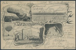 PIONIERFLUGPOST 1909-1914 1902, Luftschiffer-Konferenz Im Berliner Reichstag, Ansichtskarte Luftschifferbataillon, Bilds - Aviones