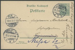 PIONIERFLUGPOST 1909-1914 1902, Eigenhändig Geschriebene Ganzsachenkarte Von Prof. Dr. Ahlborn (Luftfahrtpionier, Verfas - Vliegtuigen