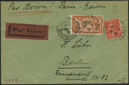 SPÄTERE FLÜGE (SPF) 26.56.03 BRIEF, 16.9.1926, Paris-Berlin, Bedarfsbrief, Pracht - Aerei