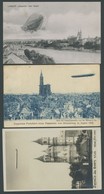 ALTE ANSICHTSKARTEN 1908, LZ 4, Fernfahrt, 6 Verschiedene Ansichtskarten über Basel, Straßburg, Worms, Oppenheim, Speyer - Otros & Sin Clasificación