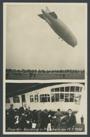 ALTE ANSICHTSKARTEN LZ 127, Fotokarte Zeppelin-Landung In Mannheim Am 19.10.1930, Ungebraucht, Pracht - Autres & Non Classés