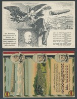 ALTE ANSICHTSKARTEN 1908, Nationalspende: 5 Pf. Privatpost-Ganzsachenkarte (PP 27E16) Nach Oppeln, Dazu Farbige Prägedru - Other & Unclassified
