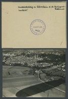 ALTE ANSICHTSKARTEN 13.9.1931, Zeppelintag Öhringen, Fotokarte Der Luftschiffbau Zeppelin, Dazu Stempel-Musterabschlag M - Other & Unclassified
