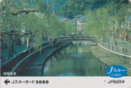 Carte Prépayée Japon - Paysage - PONT Sur Rivière - BRIDGE On River - Japan Prepaid JR J Card - BRÜCKE -  242 - Landschaften