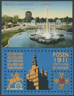 SAMMLUNGEN, LOTS 1911, Ostdeutsche Ausstellung Für Industrie Gewerbe- Und Landwirtschaft, 2 Verschiedene Offizielle Kart - Bezetting 1914-18