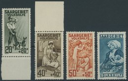 SAARGEBIET 104-07 **, 1926, Pflegedienste I, Postfrischer Prachtsatz, Mi. 130.- - Otros & Sin Clasificación