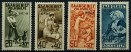 SAARGEBIET 122-25 **, 1927, Volkshilfe, Prachtsatz, Mi. 160.- - Otros & Sin Clasificación