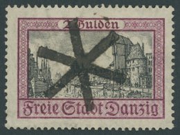 FREIE STADT DANZIG 208 O, 1924, 2 G. Ansichten I, Zentrischer Korkstempel, Pracht, Gepr. Gruber, Mi. 130.- - Otros & Sin Clasificación