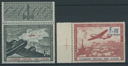 LEGIONÄRSMARKEN II/III **, 1941, Flugpostvignetten, Postfrisch, Pracht, Mi. 60.- - Ocupación 1938 – 45