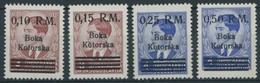 KOTOR 7-10 **, 1944, Boka Kotorska, Postfrischer Prachtsatz, Kurzbefund Kleymann, Mi. 240.- - Occupation 1938-45