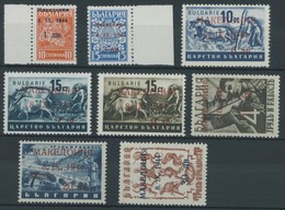 MAKEDONIEN 1-8 **, 1944, Freimarken, Dabei Mi.Nr. 6 In Type II, Postfrischer Prachtsatz, Fotobefund Kleymann, Mi. 405.- - Ocupación 1938 – 45