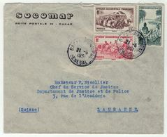 France // Ex-colonie // A.O.F. Lettre Pour La Suisse - Covers & Documents