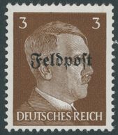 FELDPOSTMARKEN 17z **, 1945, 3 Pf. Ruhrkessel, Senkrechte Gummiriffelung, Postfrisch, Pracht, Mi. 70.- - Occupazione 1938 – 45