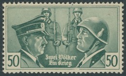 PROPAGANDAFÄLSCHUNGEN 50 **, Britische Propagandamarken Für Italien: 1944, 50 C. Hitler/Mussolini, übliche Gummierung, P - Occupation 1938-45