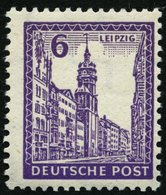 WEST-SACHSEN 153Yb **, 1946, 6 Pf. Dunkelrotviolett, Wz. 1Y, Pracht, Gepr. Dr. Jasch, Mi. 90.- - Sonstige & Ohne Zuordnung