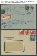 SAMMLUNGEN, LOTS 182-97 BRIEF, 1948/50, SBZ Maschinenaufdruck, 55 Meist Verschiedene Belege, Einige Bessere, überwiegend - Altri & Non Classificati